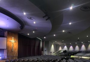 Lighting solution for a large church with poor lighting